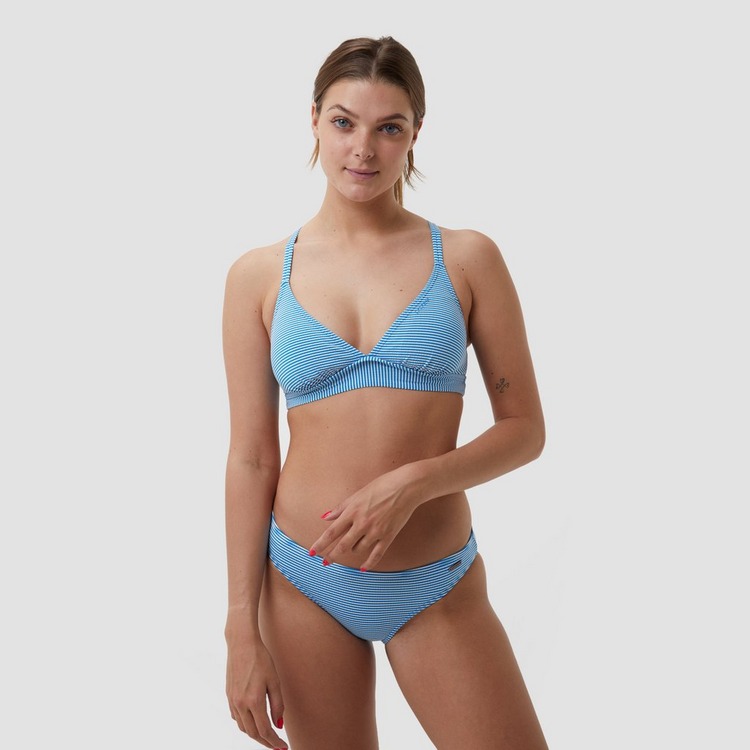 PROTEST MIX SUPERS TRIANGLE BIKINITOP BLAUW/WIT DAMES