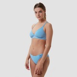 PROTEST MIX SUPERS TRIANGLE BIKINITOP BLAUW/WIT DAMES