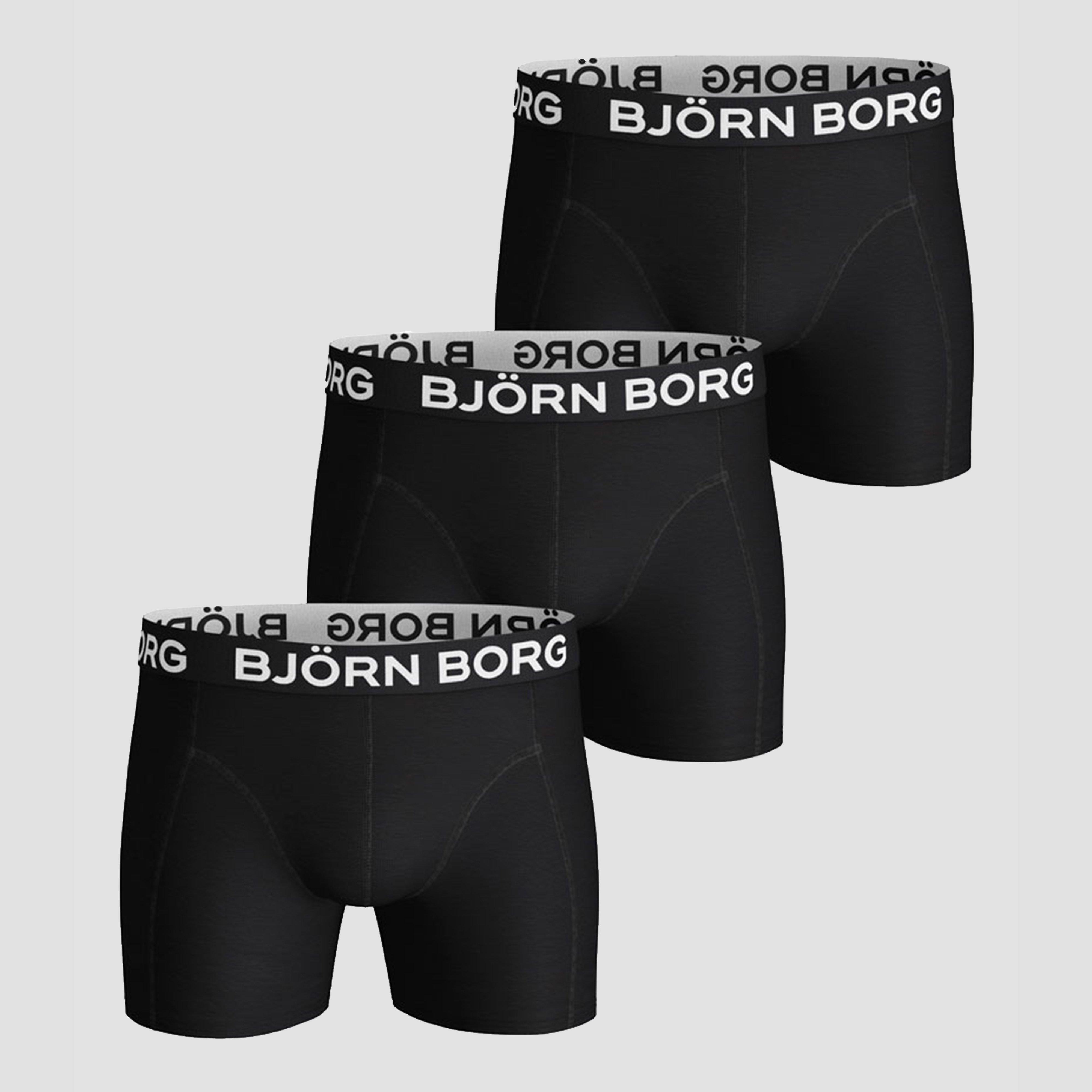 Bjorn Borg Bjorn borg essential boxers 3-pack zwart heren heren
