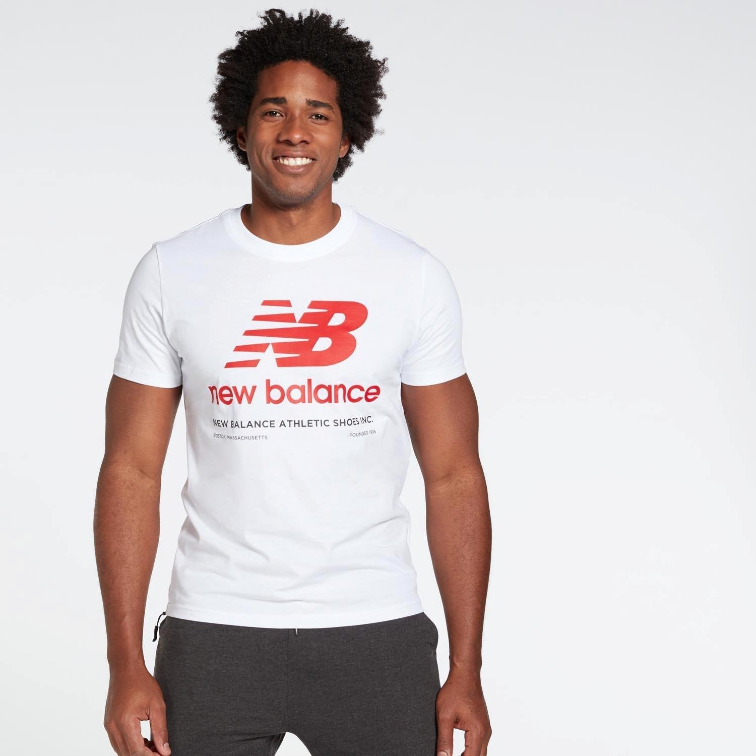 New Balance New balance athletic shirt wit heren heren