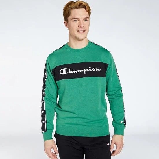 Champion Champion tape sweater groen heren heren