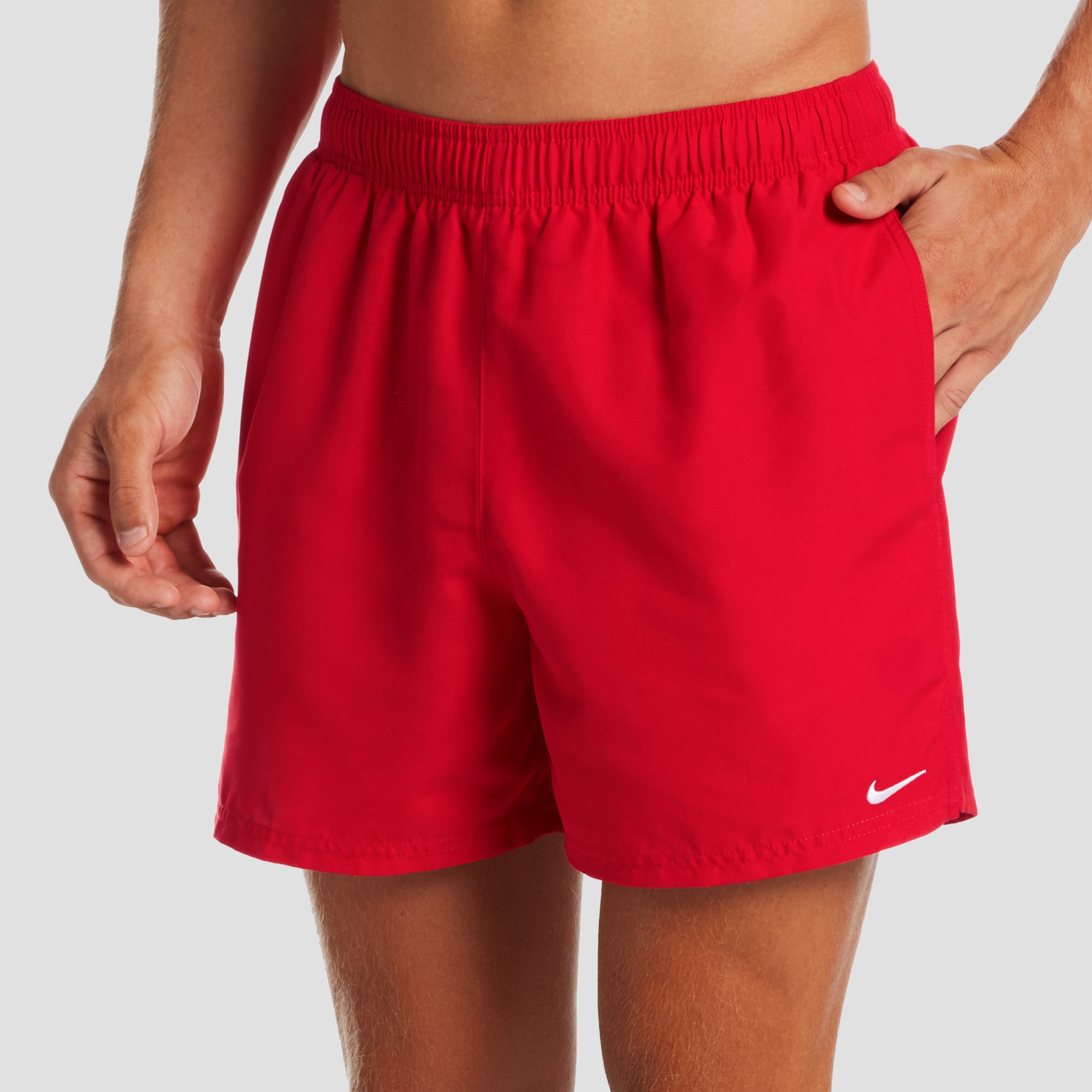 Nike Swim 5" Volley Heren Zwemshort - Rood - Maat XL
