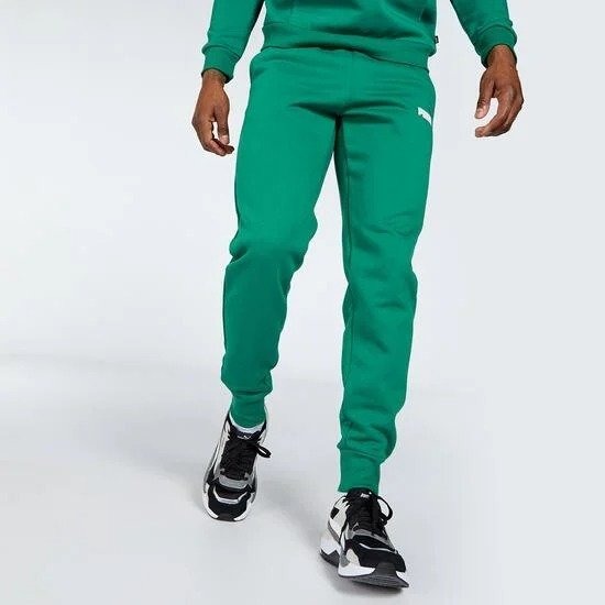 Puma Puma essentials+ 2 logo joggingbroek groen heren heren