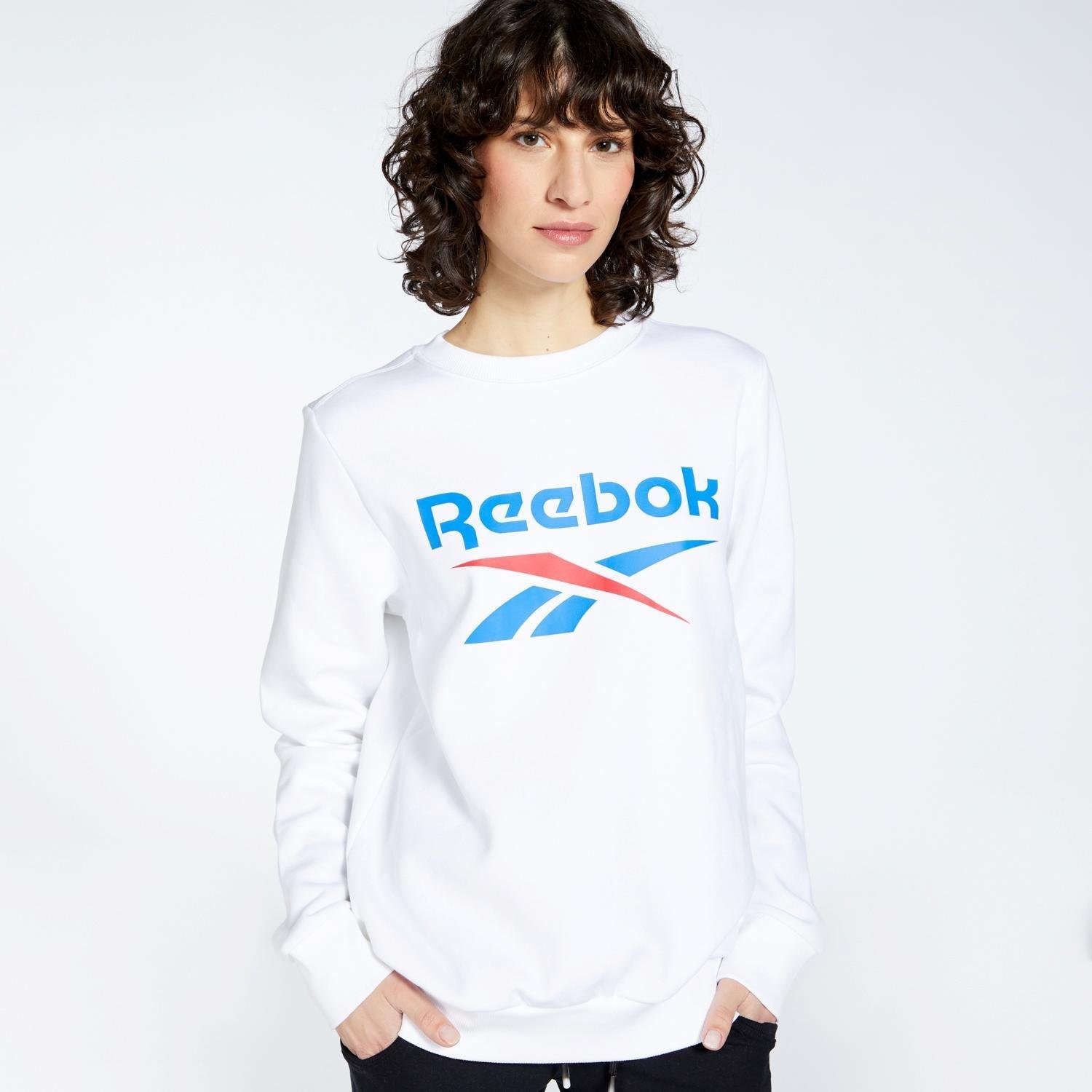 Reebok Reebok big logo sweater wit dames dames