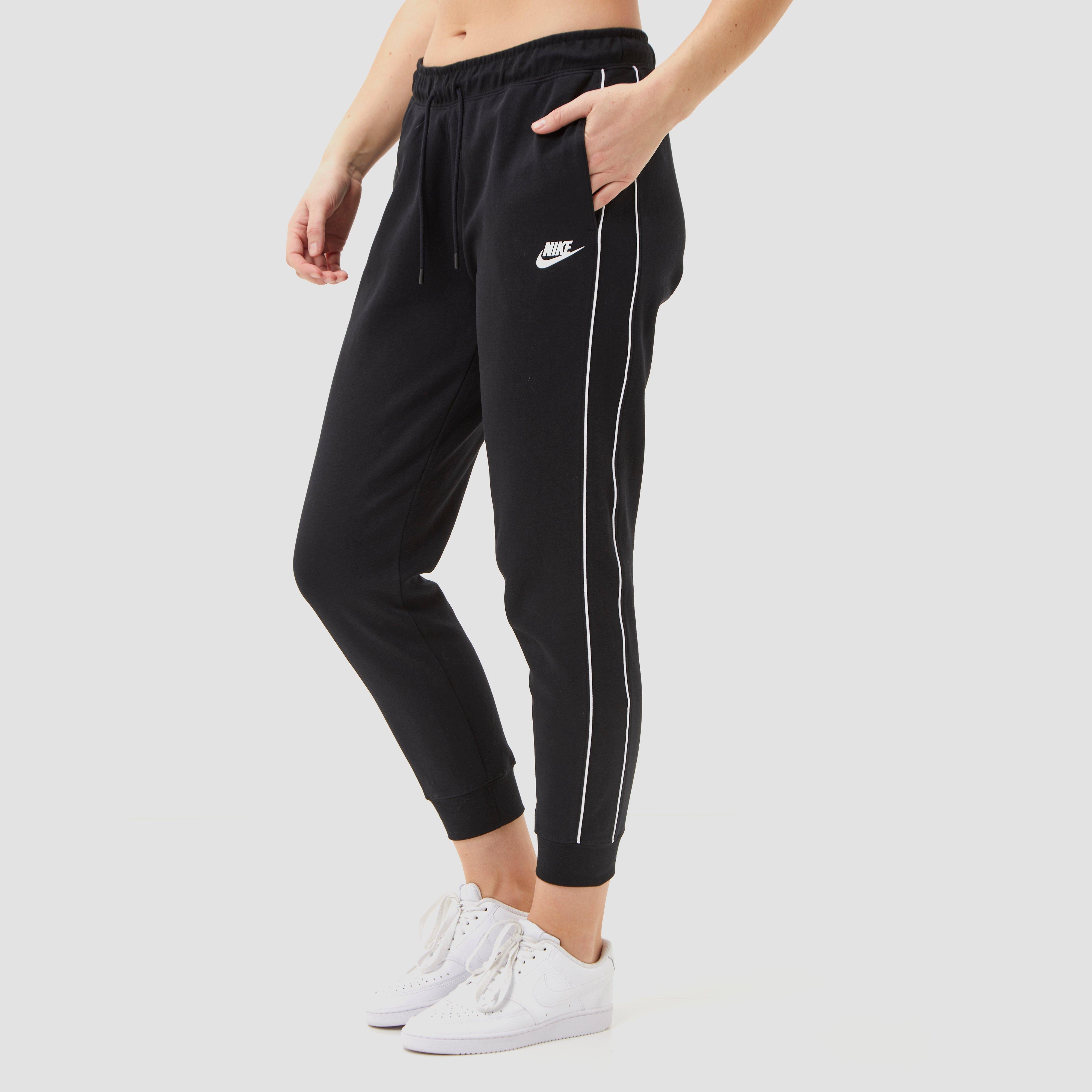 NIKE SPORTSWEAR FLEECE JOGGINGBROEK ZWART/WIT DAMES