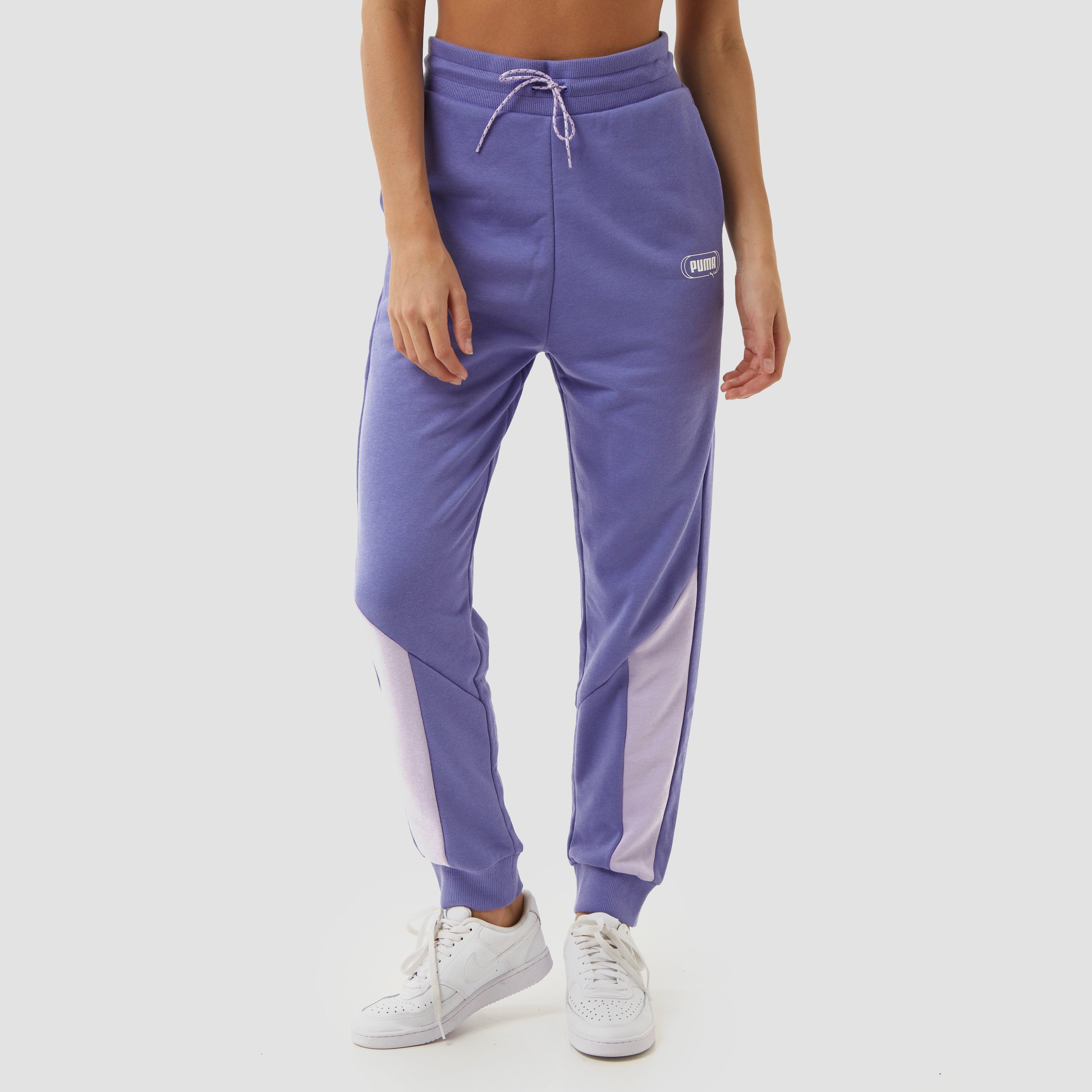 PUMA REBEL HIGH WAIST JOGGINGBROEK PAARS DAMES
