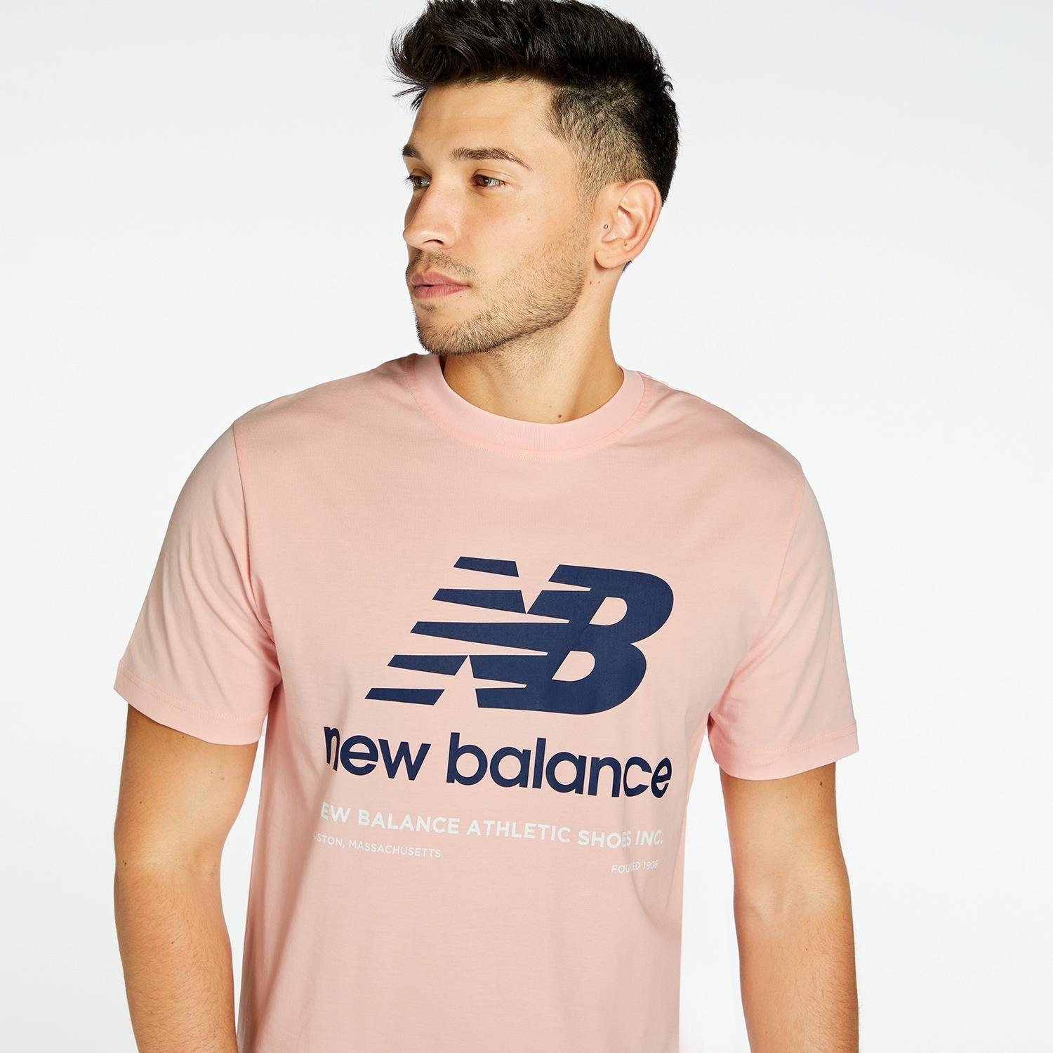 New Balance New balance athletic shirt roze heren heren