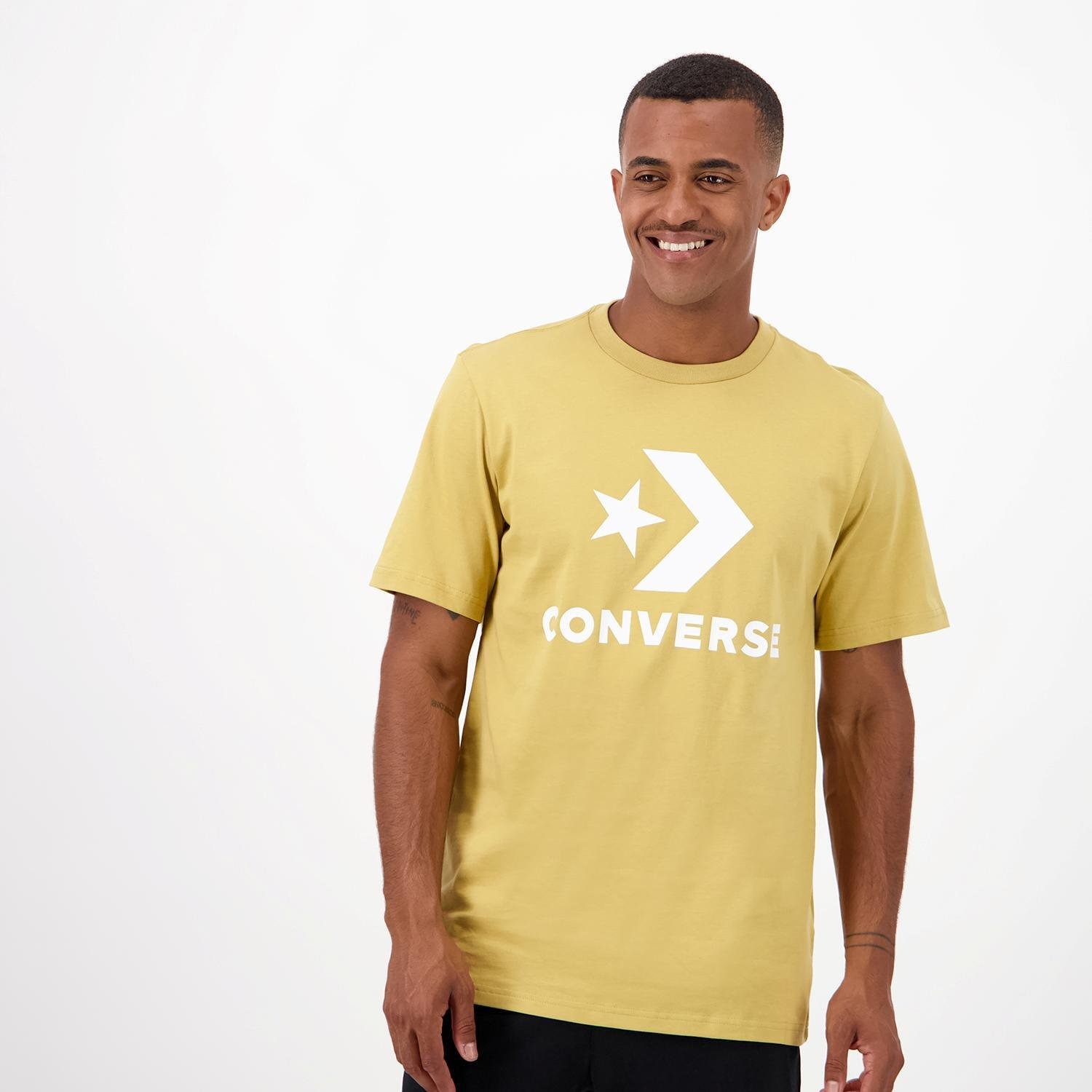 Converse Converse star chevron shirt geel heren heren