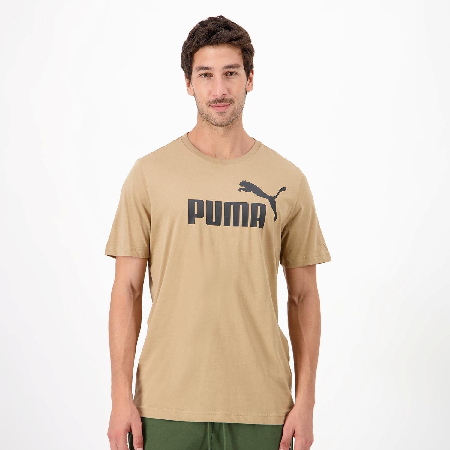 Puma Puma big logo shirt bruin heren heren