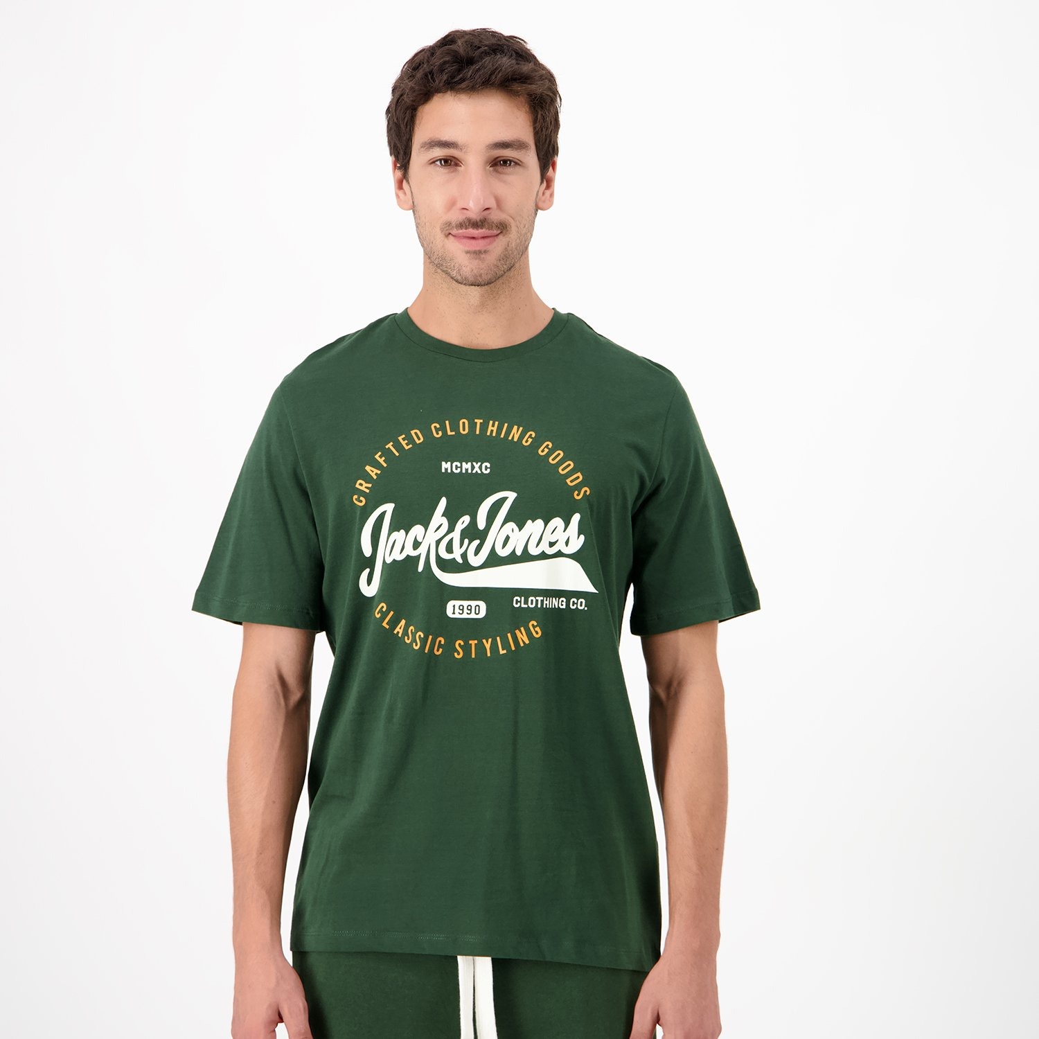 JACK&JONES Jack&jones circular logo shirt groen heren heren