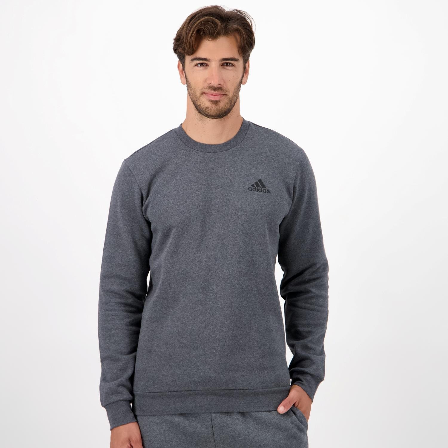 adidas Adidas cozy sweater grijs heren heren