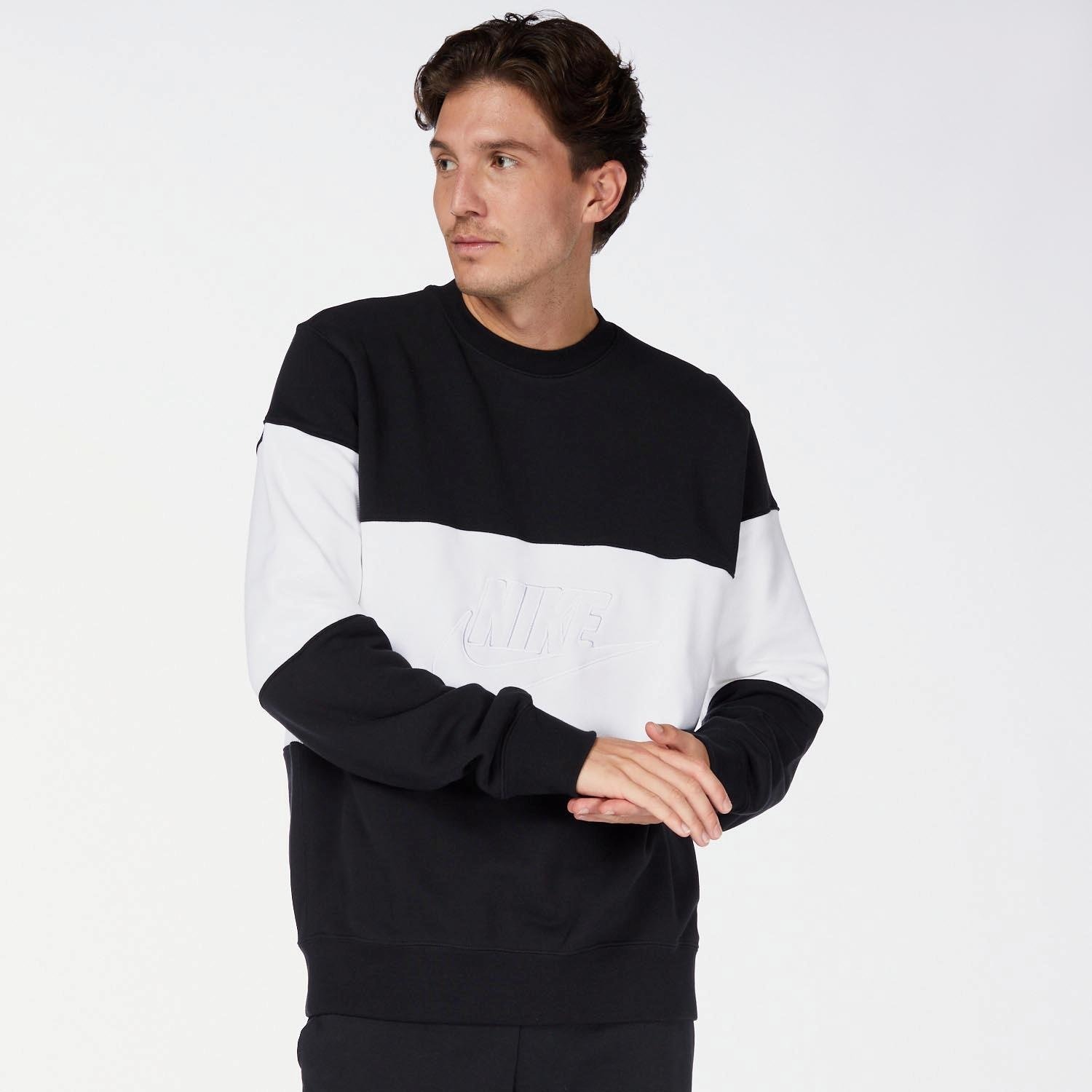 Nike Nike sweater zwart/wit heren heren