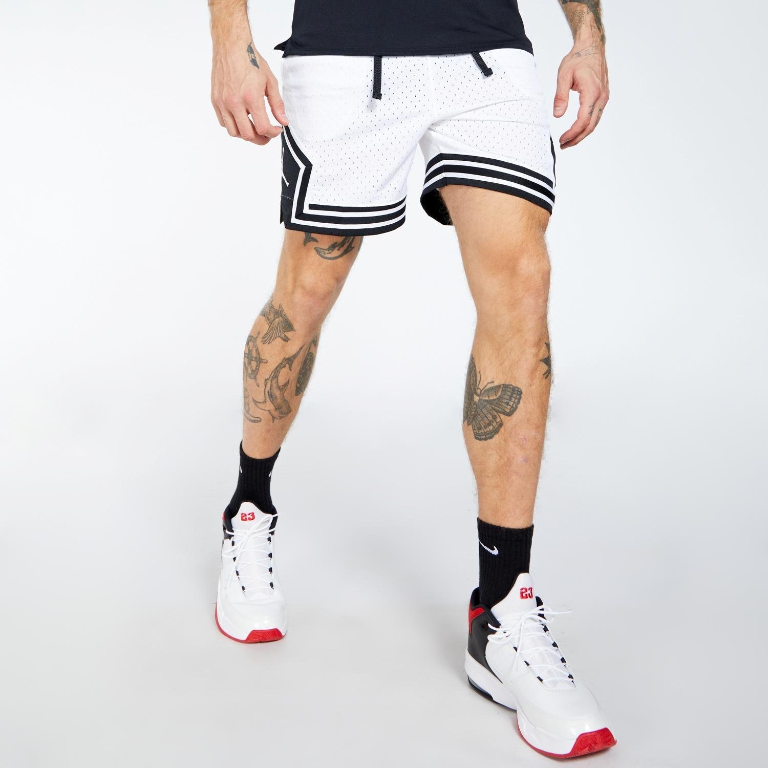 Nike Nike jordan basketbalshort wit heren heren