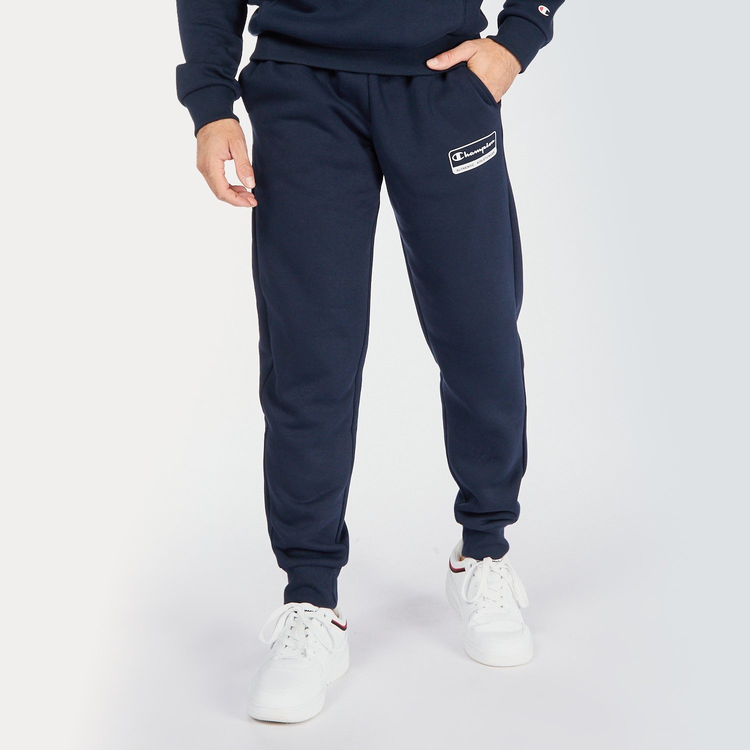 Champion Champion box logo joggingbroek blauw heren heren