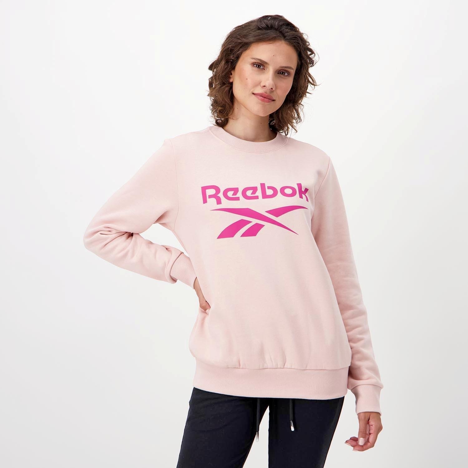Reebok Reebok big logo sweater roze dames dames