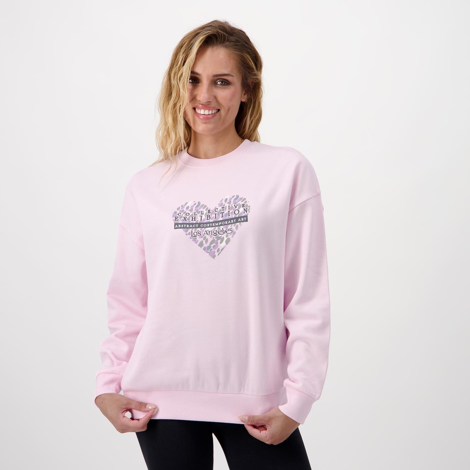 UP Up stamps sweater roze dames dames