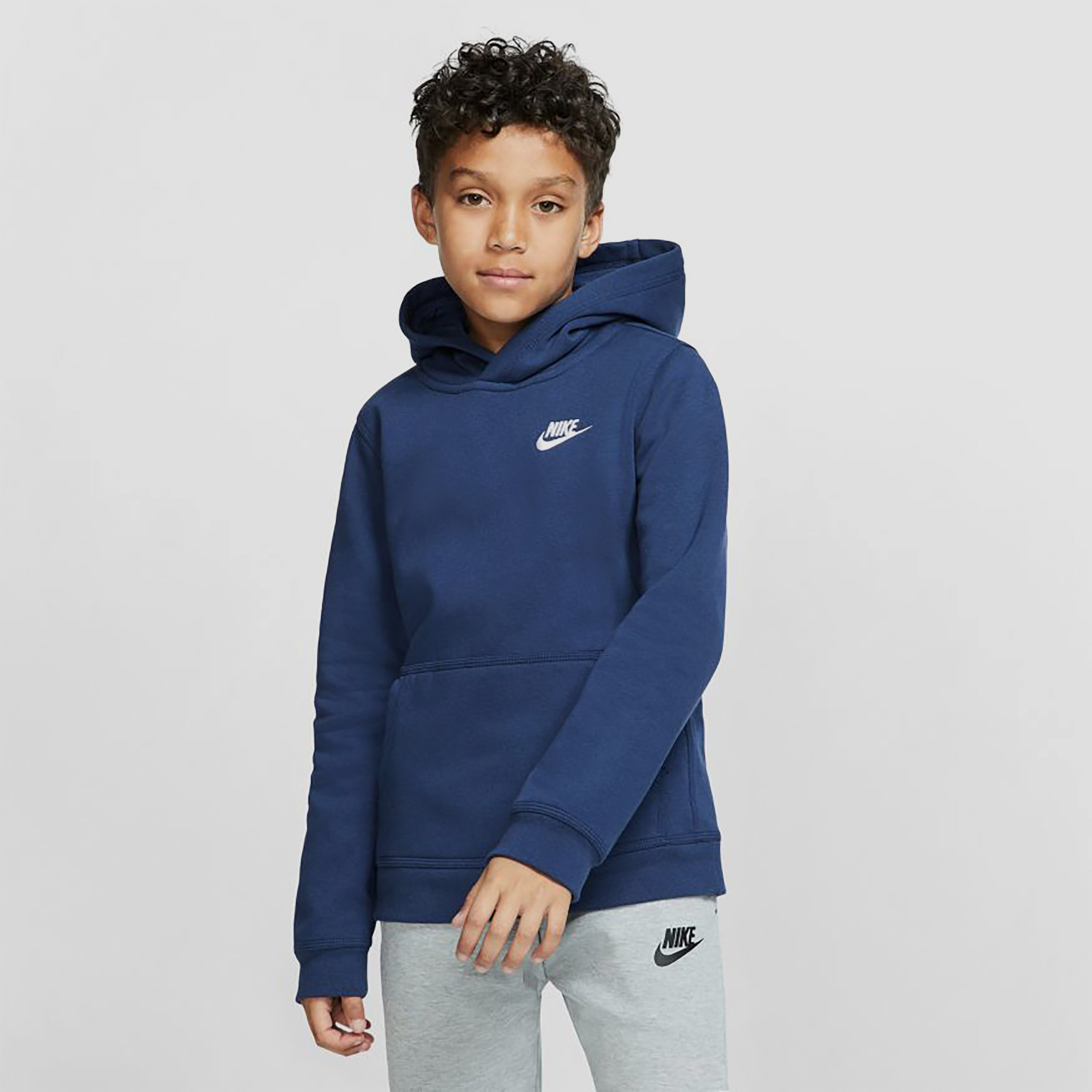 NIKE SPORTSWEAR CLUB TRUI BLAUW KINDEREN