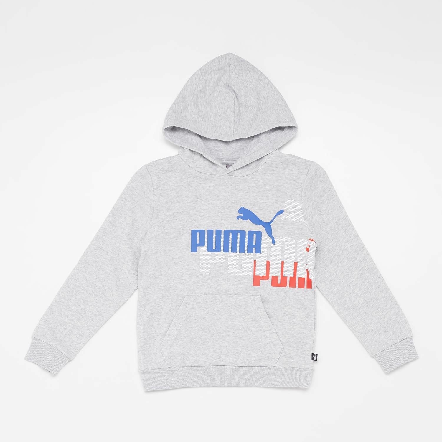 Puma Puma essentials logo power trui grijs kinderen kinderen
