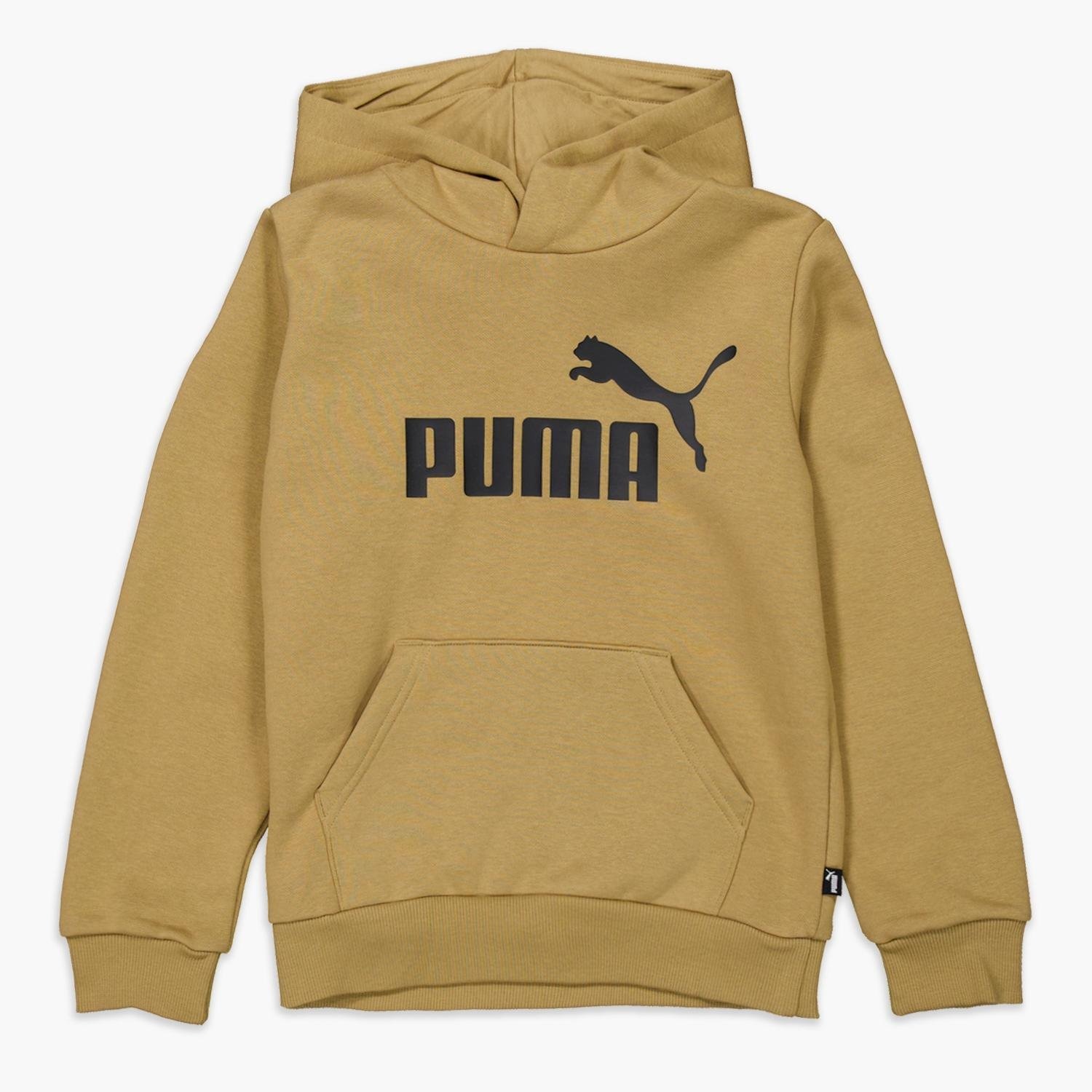 Puma Big Logo kinder hoodie bruin - Maat 170/176