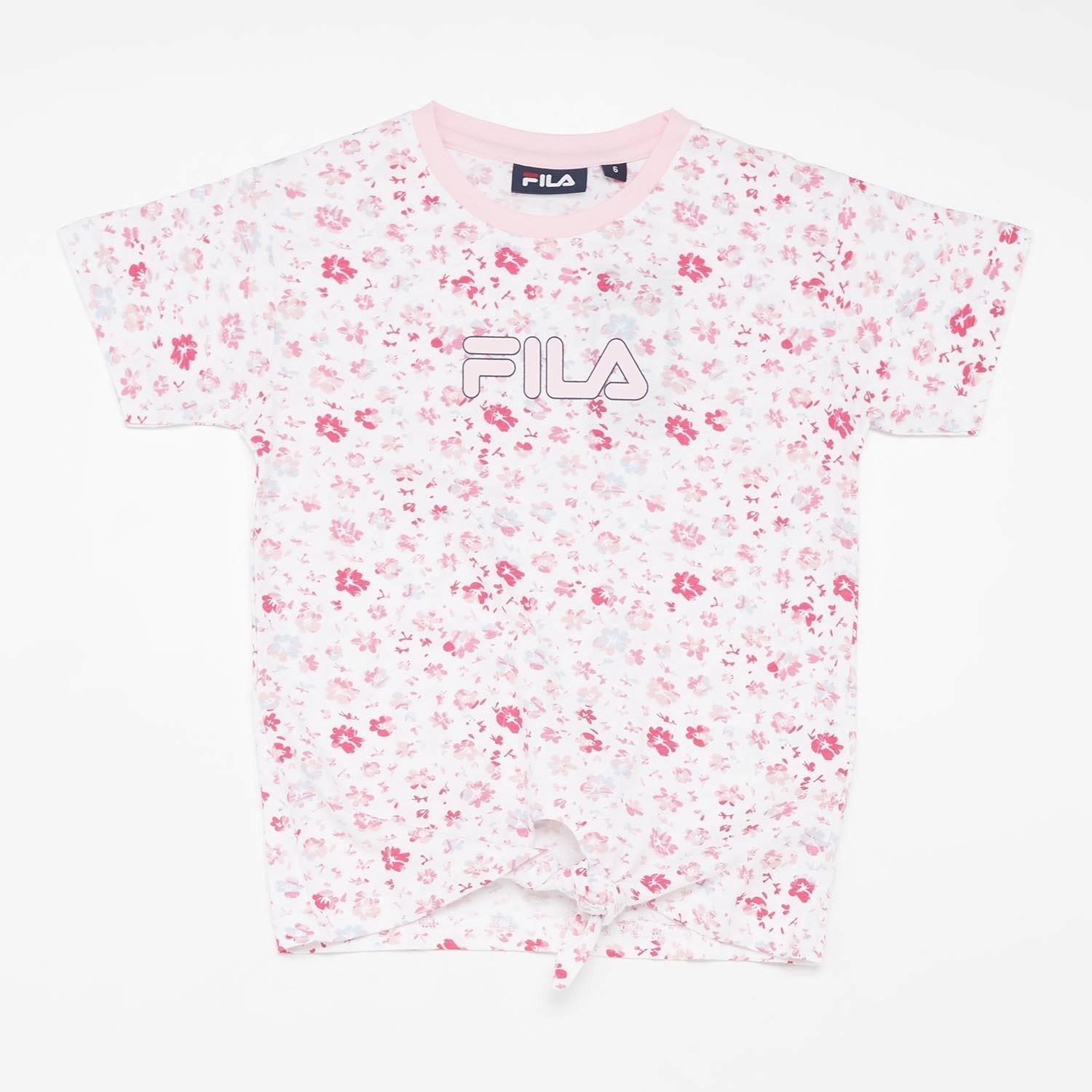 Fila Fila danti shirt wit/roze kinderen kinderen