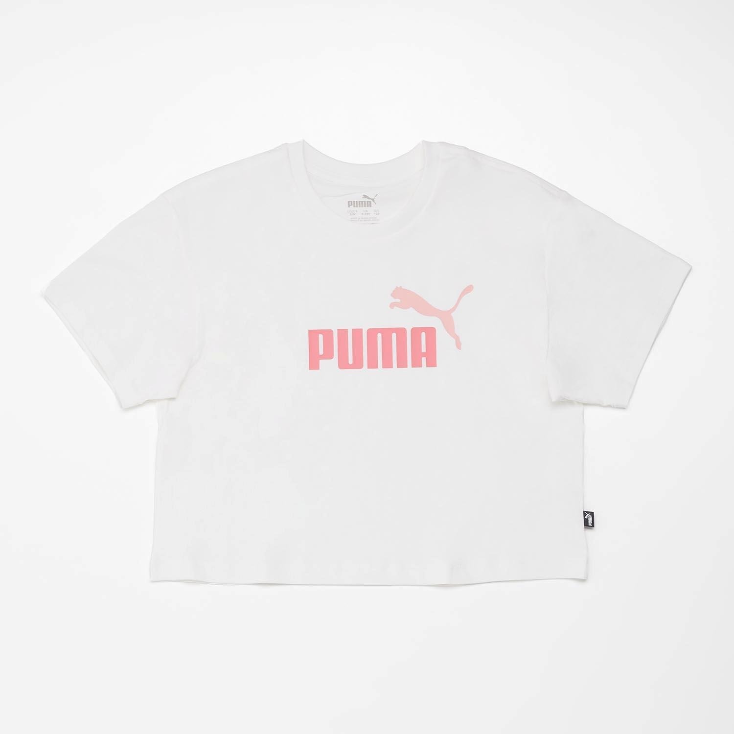 Puma Puma shirt wit/roze kinderen kinderen