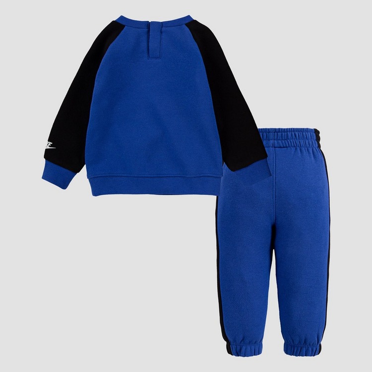 NIKE OVERSIZED FUTURA CREW JOGGINGPAK BLAUW KINDEREN
