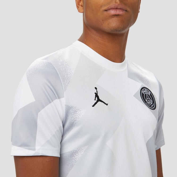 NIKE PSG x JORDAN DRI-FIT TRAININGSSHIRT 19/20 WIT HEREN ...