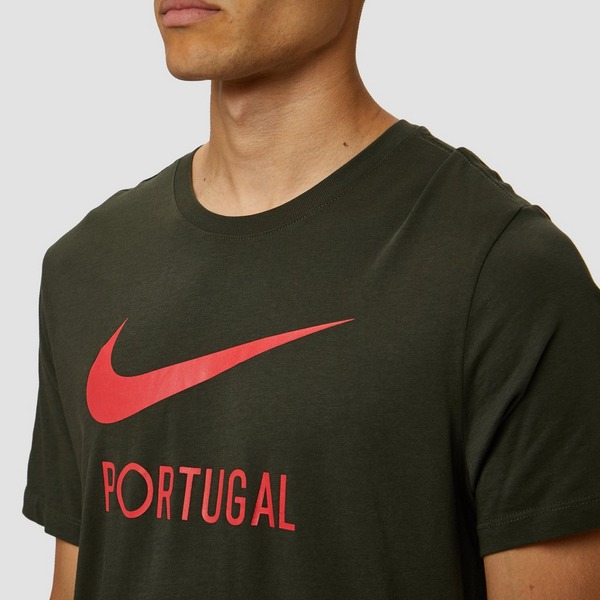 Nike Uefa Euro 2020 2021 Fpf Portugal Fan Voetbalshirt 20 22 Groen Heren