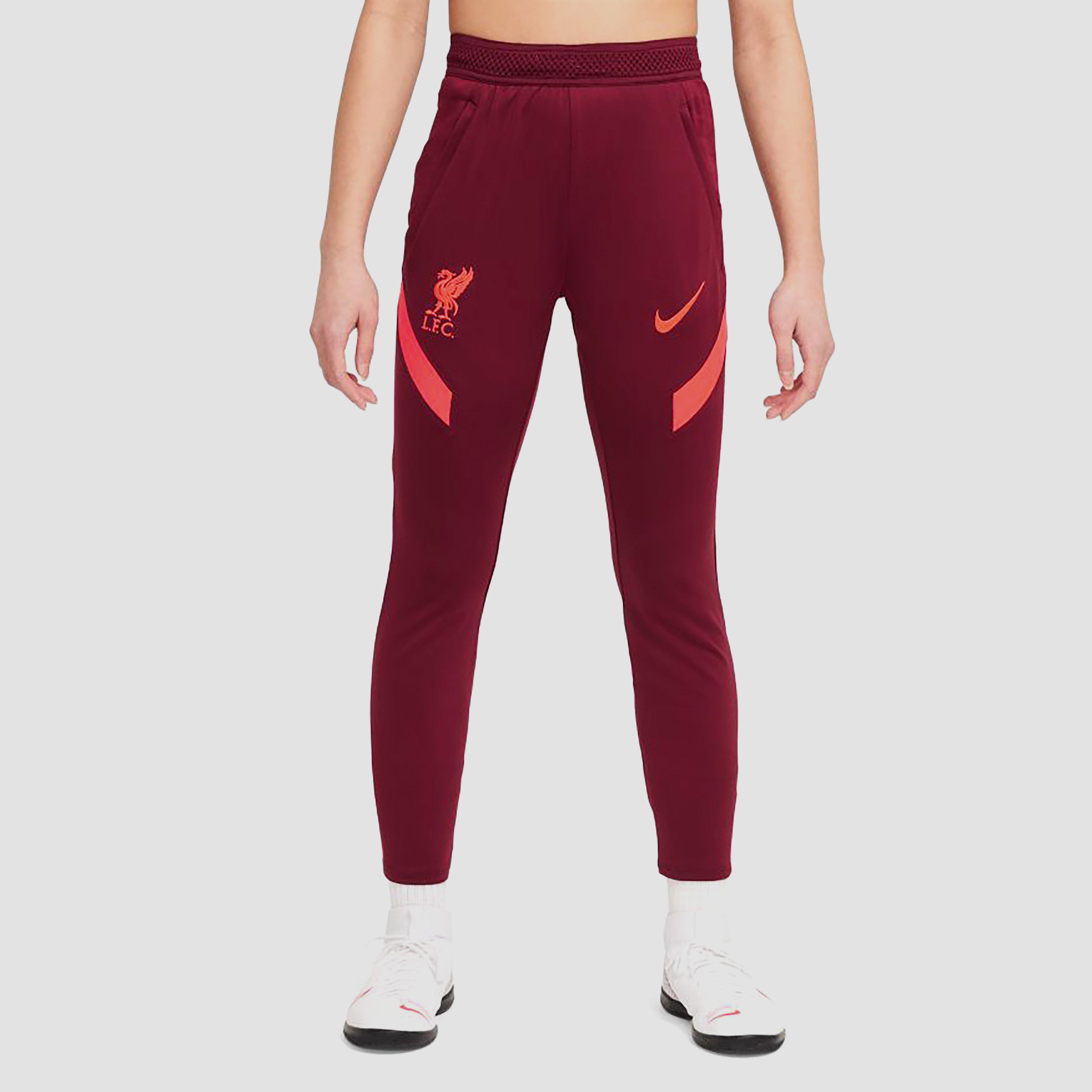 NIKE LIVERPOOL FC DRI-FIT STRIKE TRAININGSBROEK 21/22 ROOD KINDEREN
