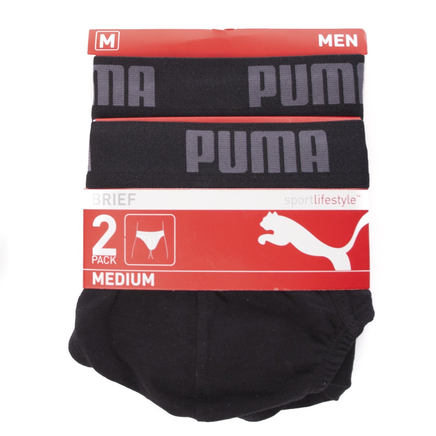 Puma Puma slip boxers 2-pack zwart heren heren