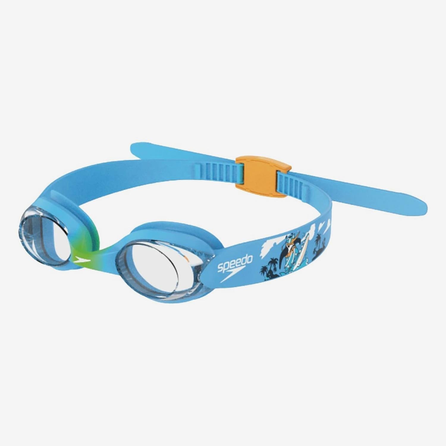Speedo-zwembril- kids 2-6jaar-blauw/groen
