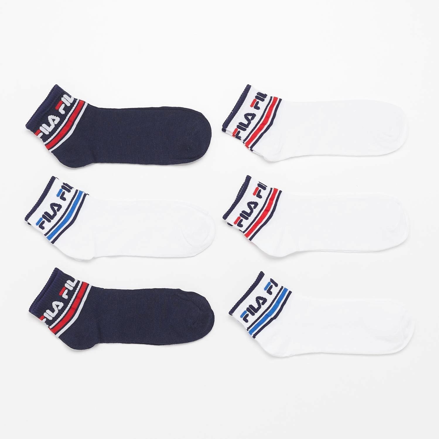Fila Fila sokken 6-pack wit/blauw heren
