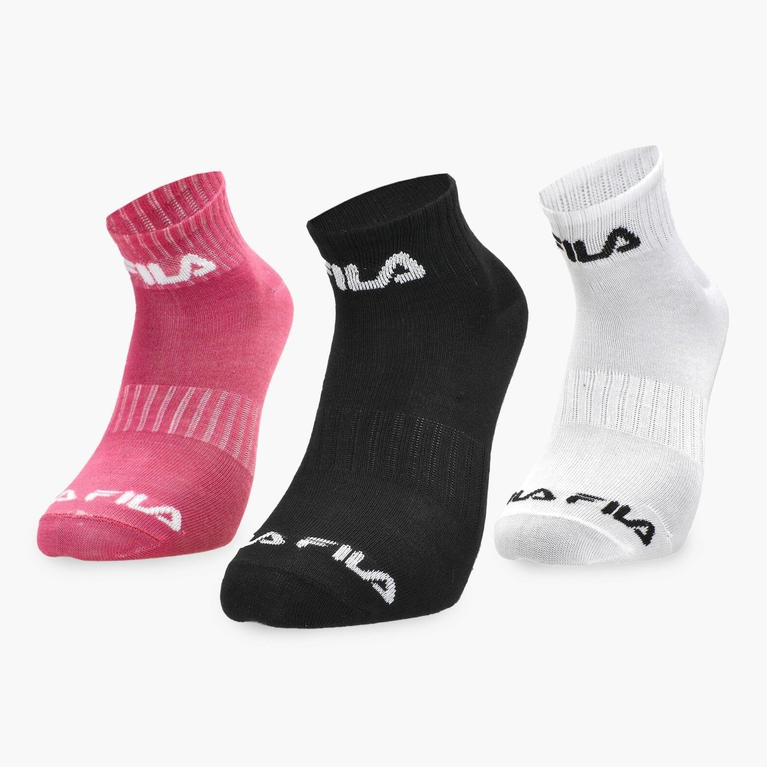 Fila Fila sokken 3-pack zwart/wit dames dames
