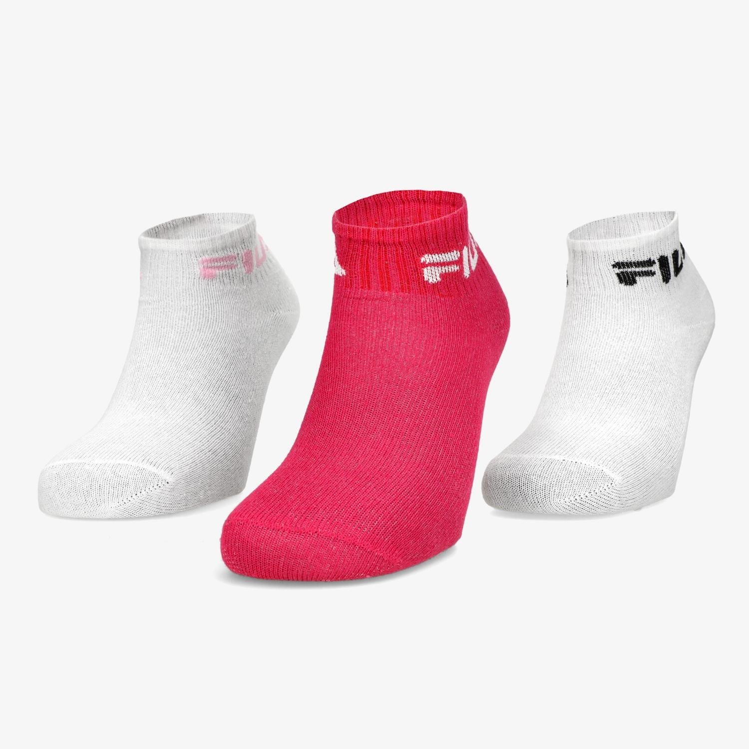 Fila Fila sokken 3-pack roze/wit dames dames