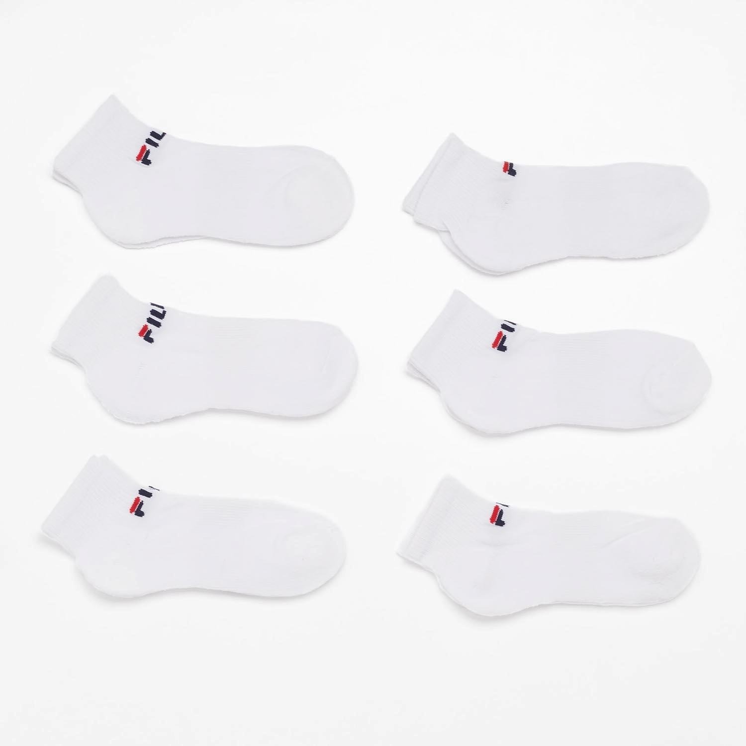 Fila Fila sokken 6-pack wit kinderen