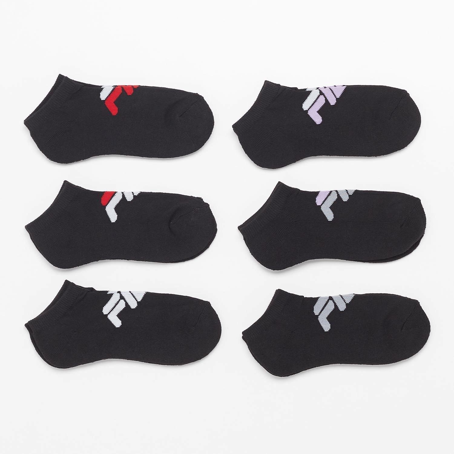 Fila Fila sokken 6-pack zwart kinderen