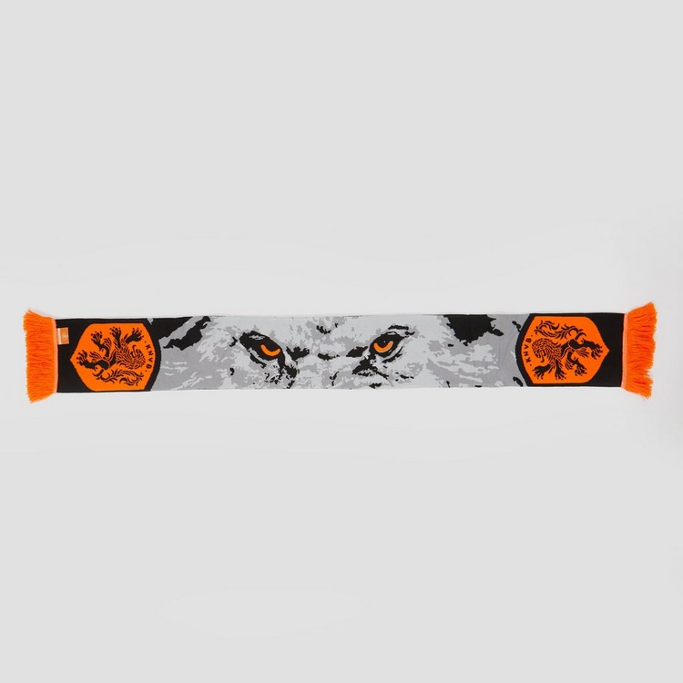 Merk Knvb Nederland Leeuw Sjaal Zwart Oranje