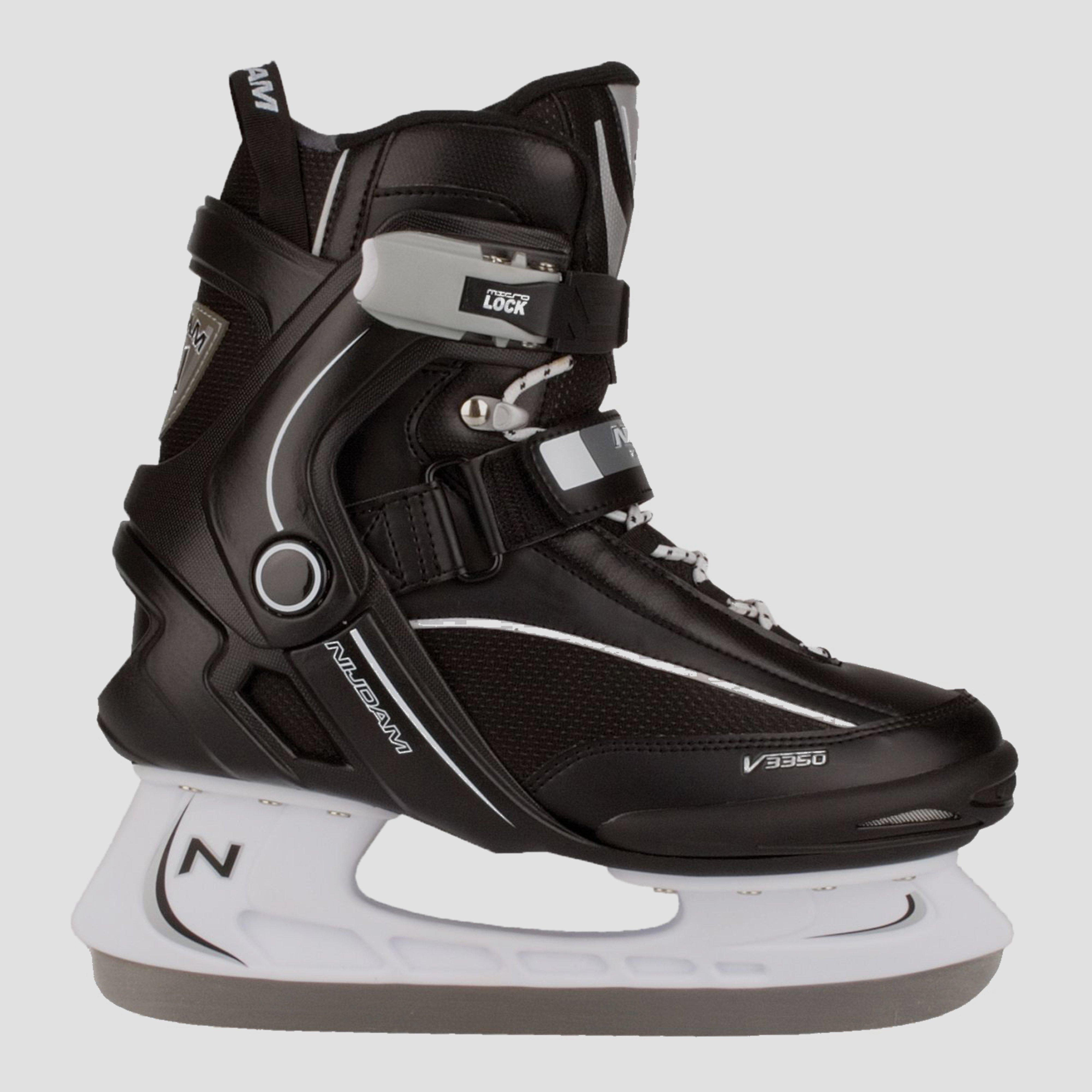 NIJDAM Nijdam ijshockeyschaatsen zwart kinderen kinderen 8716404198657