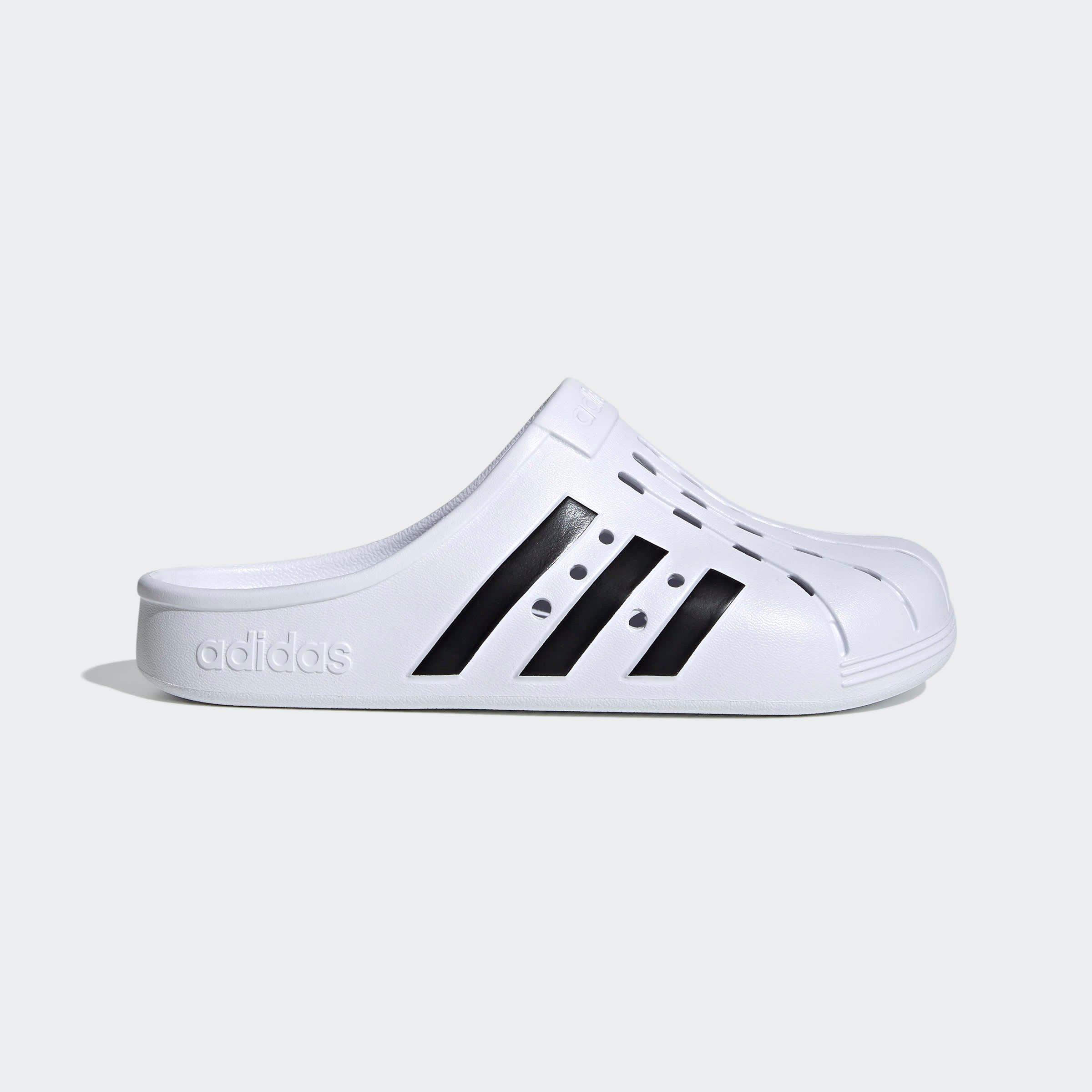 ADIDAS ADILETTE INSTAPPERS WIT HEREN