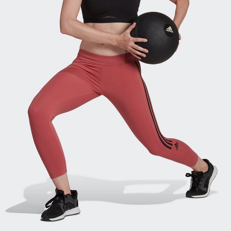 ADIDAS AEROREADY DESIGNED TO MOVE COTTON-TOUCH 7/8 SPORTLEGGING ROOD DAMES