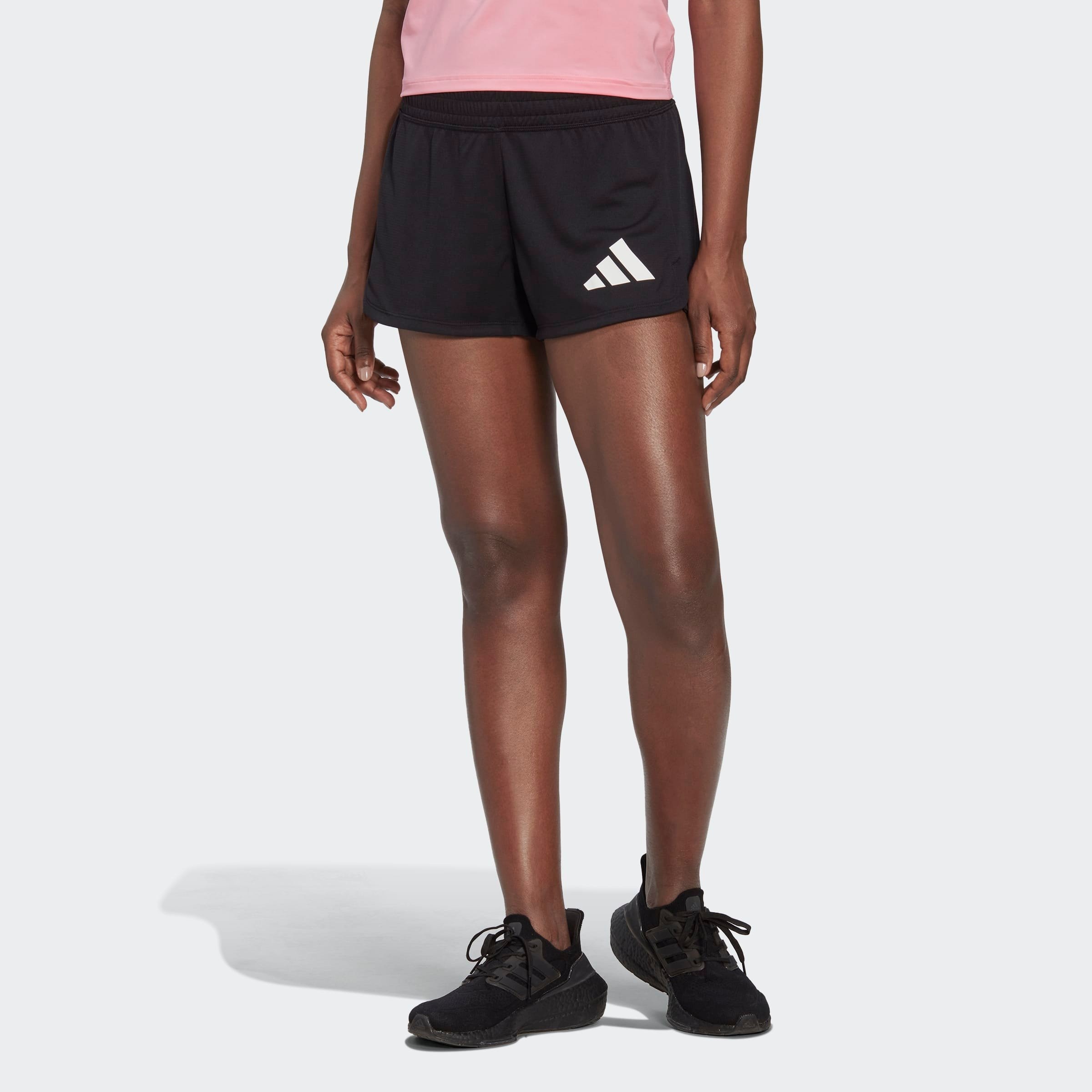 adidas Adidas pacer 3-bar knit sportbroekje zwart dames dames