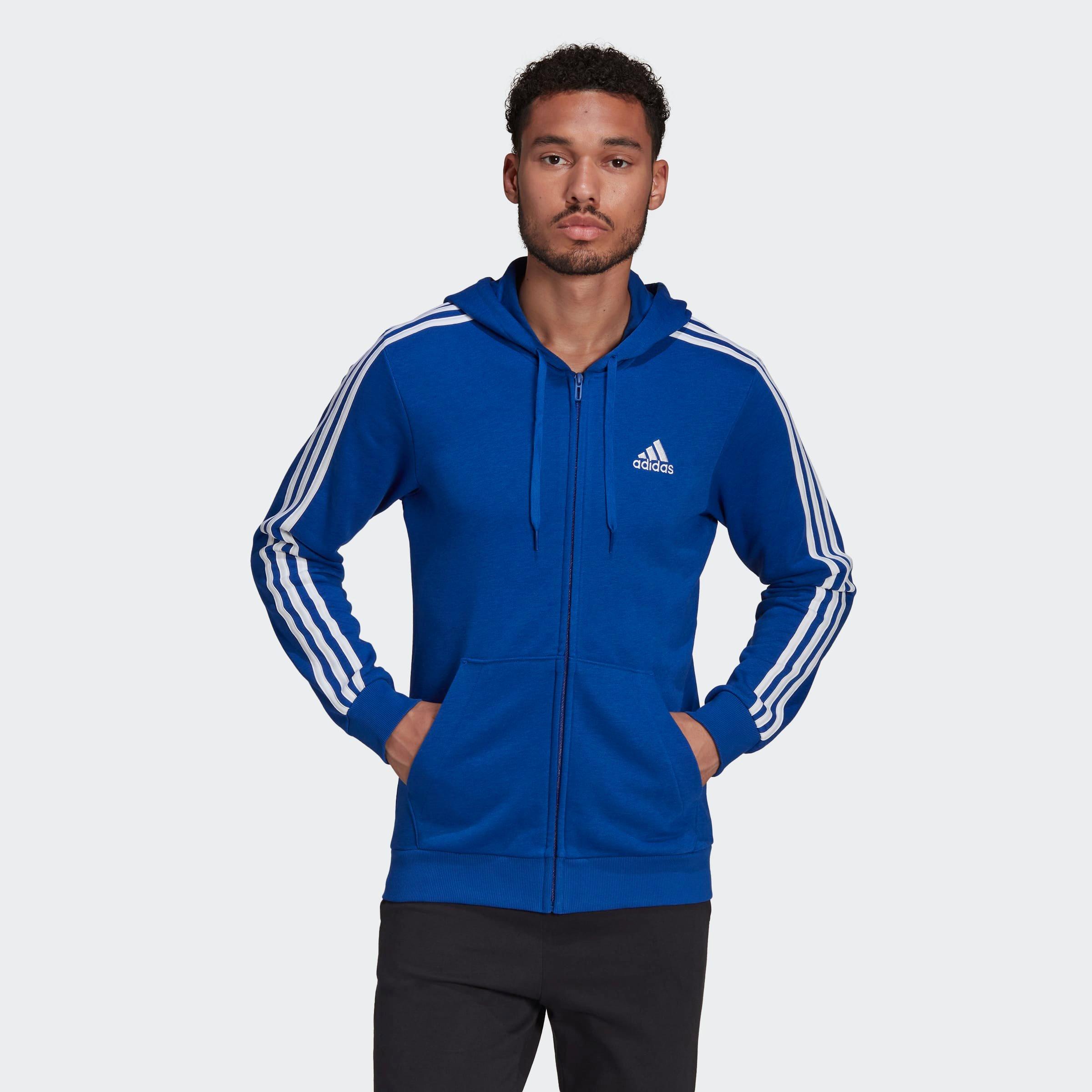 adidas vest heren blauw