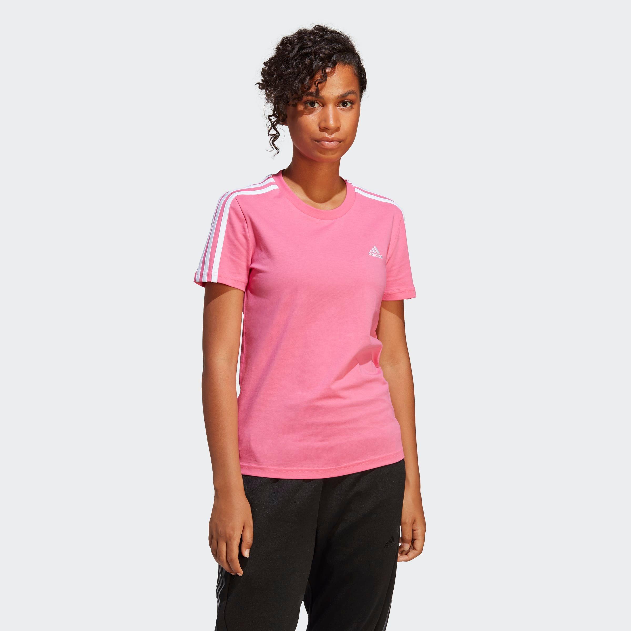 Adidas Sportshirt Dames Roze Adidas T Shirt Zwart Dames