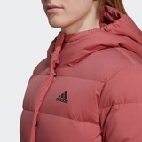 ADIDAS HELIONIC DONS MET CAPUCHON CASUAL JAS ROOD DAMES