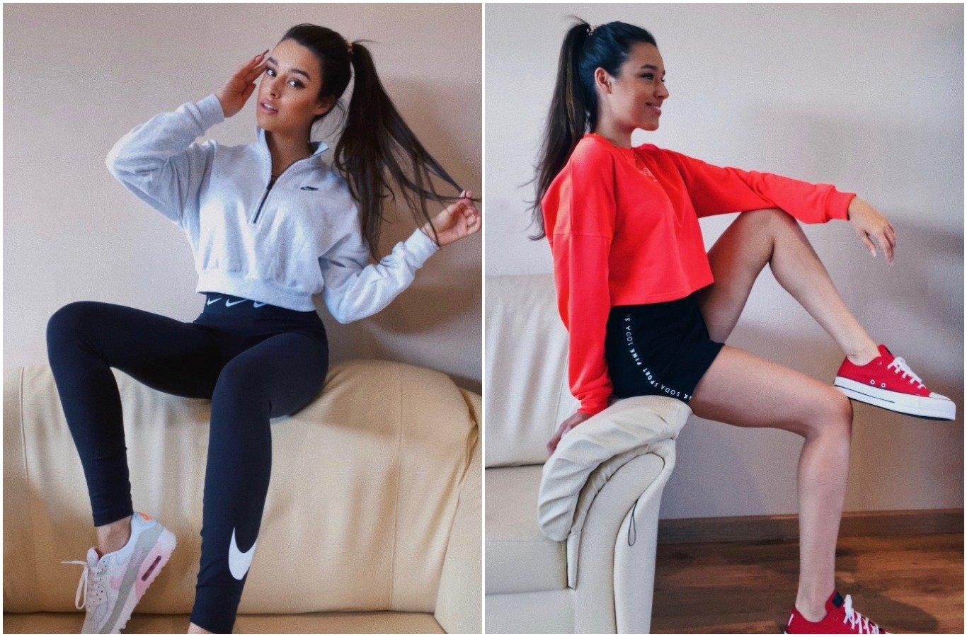 Marta Diaz looks casuales Pink Soda Sport y Nike