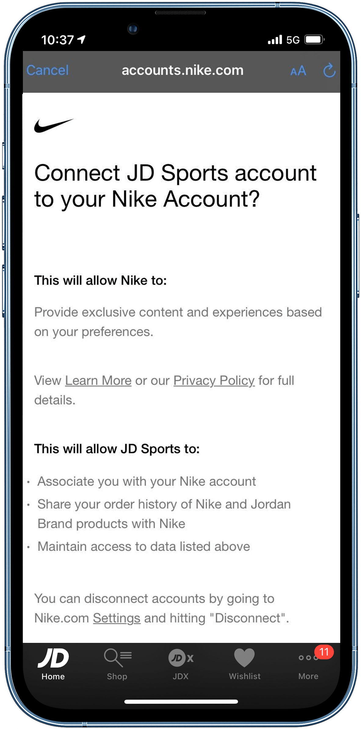 Nike account outlet sign up