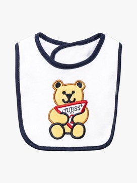 Baby Felt Bear Logo Bib