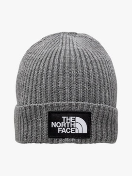 Logo Patch Ribbed Knitted Beanie