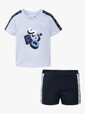 Baby Repeat Logo Tee & Shorts Gift Set