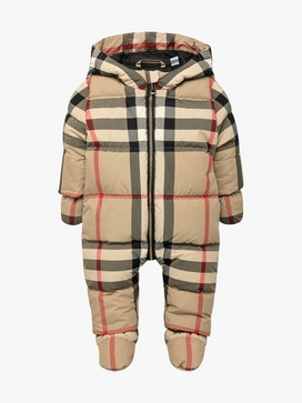 Baby River All-Over Check Snowsuit